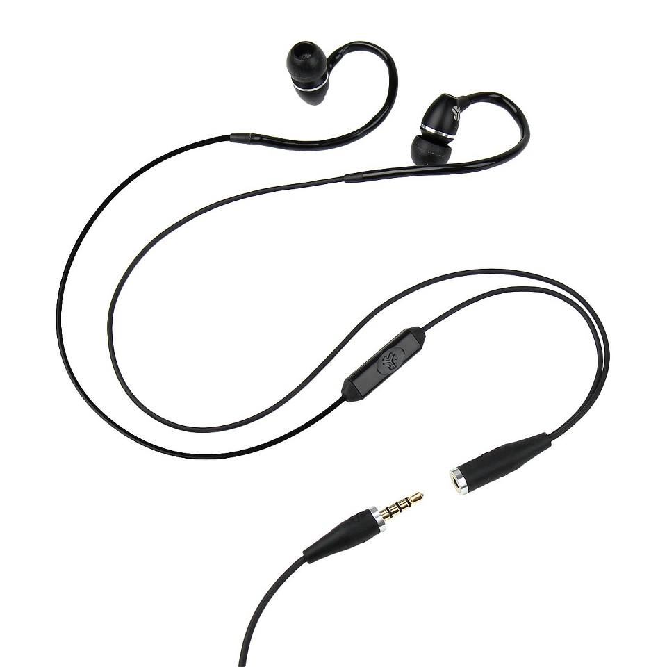 JLab FIT Fitness Sport Earbuds   Black (FITBLKBOX)