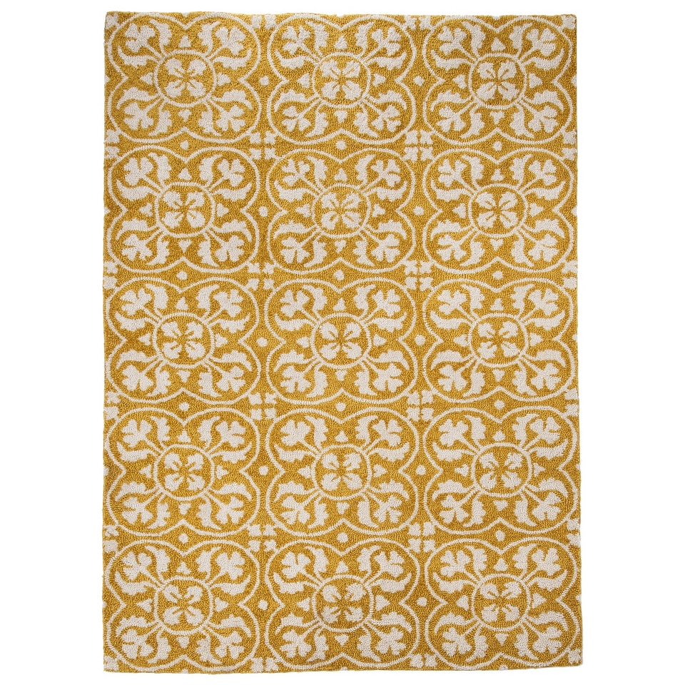 Threshold Lattice Area Rug   Yellow (7x10)