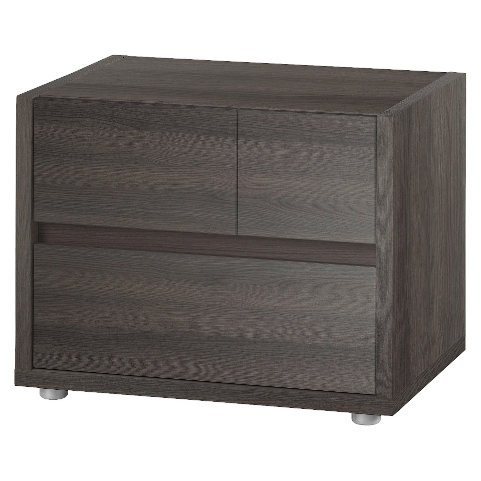 Nightstand Vision Nightstand   Gray Finish