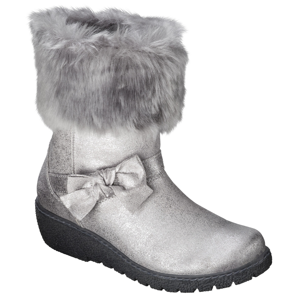 Girls Cherokee Hartley Boot   Silver 4