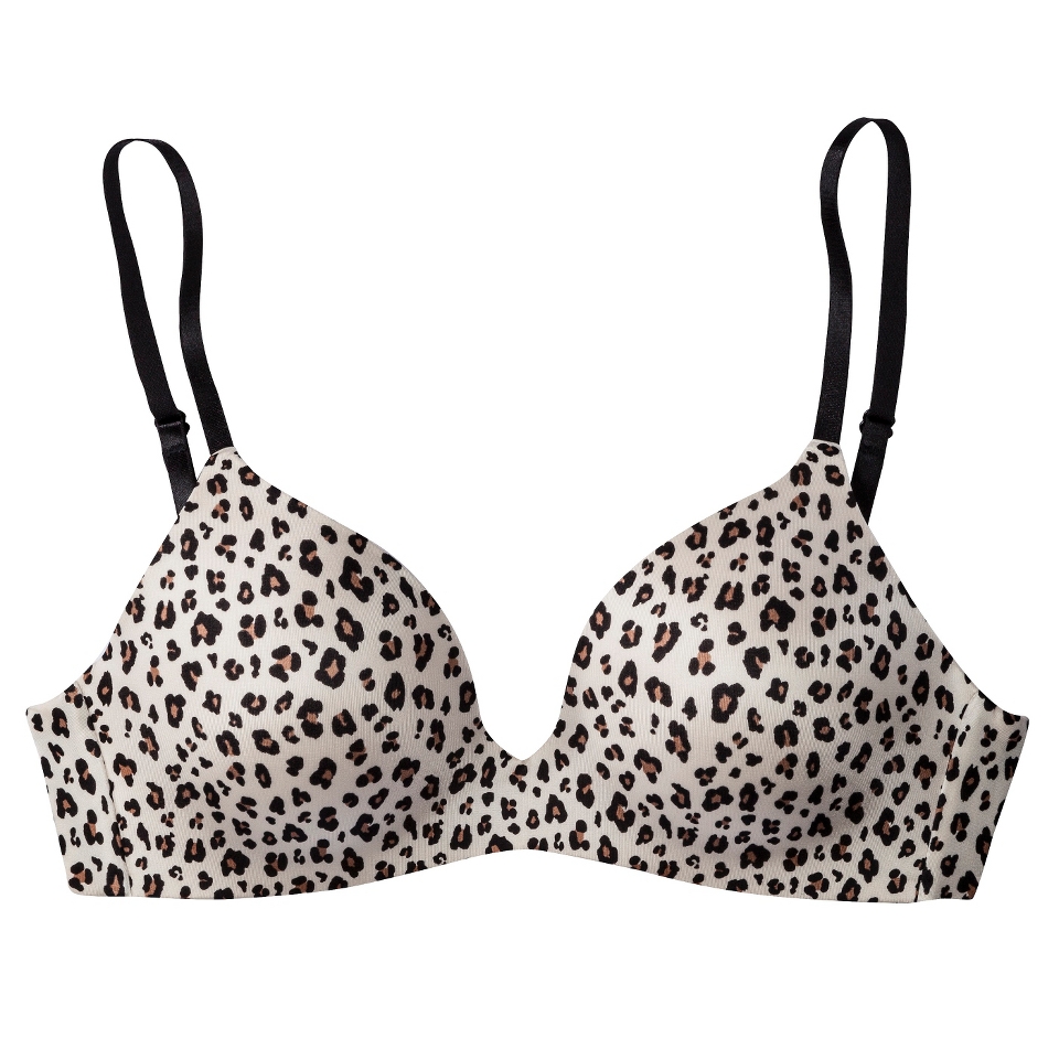 Gilligan & OMalley Womens Favorite Wirefree Bra   Leopard Print 38C