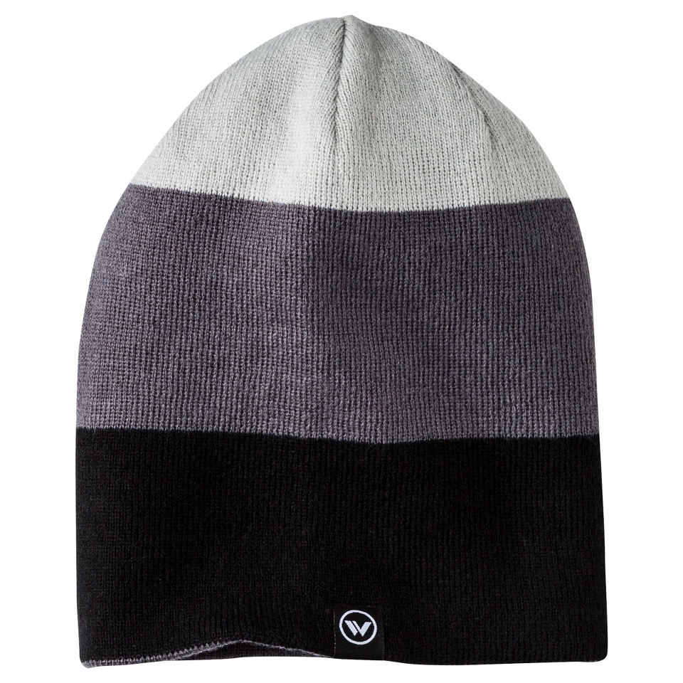 Shaun White Boys Stripe Reversible Beanie   Grey 4 7