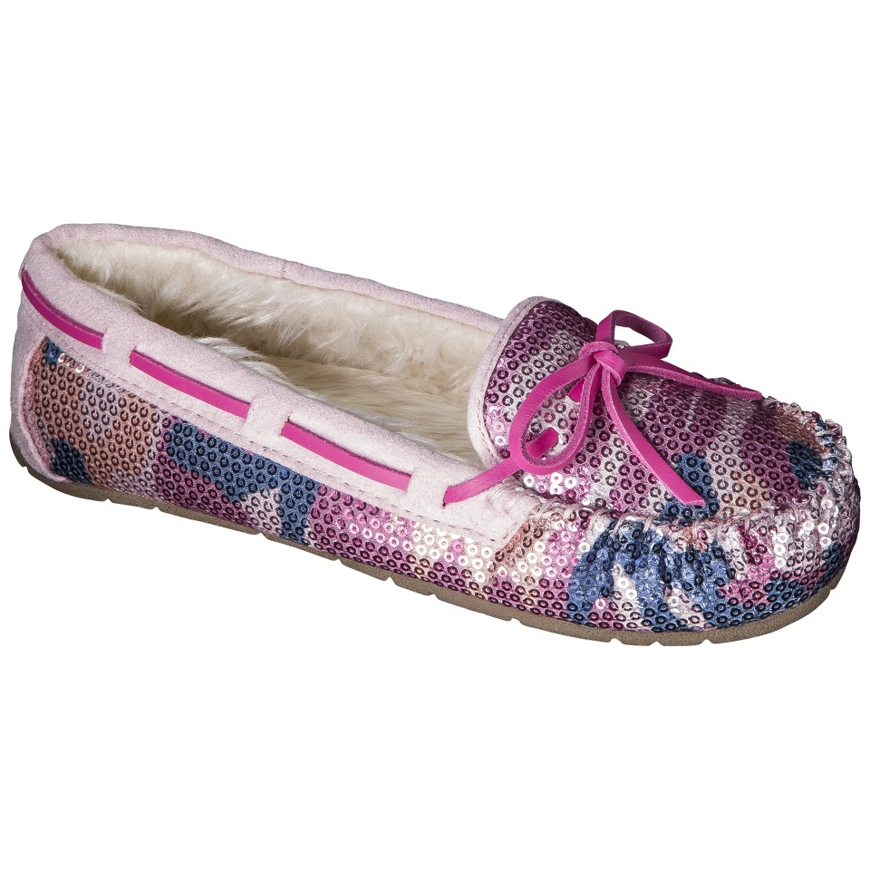 Womens Chaia Moccasin Slipper   Pink Camo 5 6