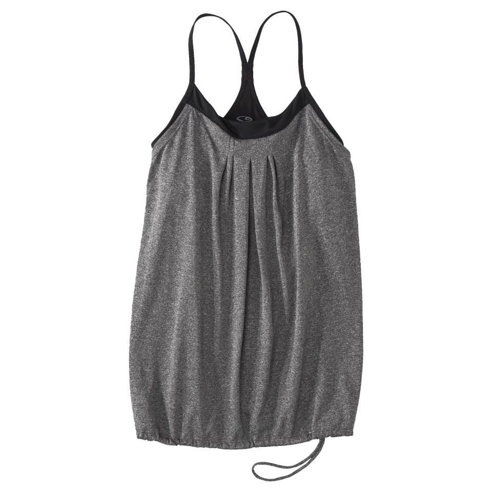 C9 by Champion Womens Racer Tank With Inner Bra   Black L