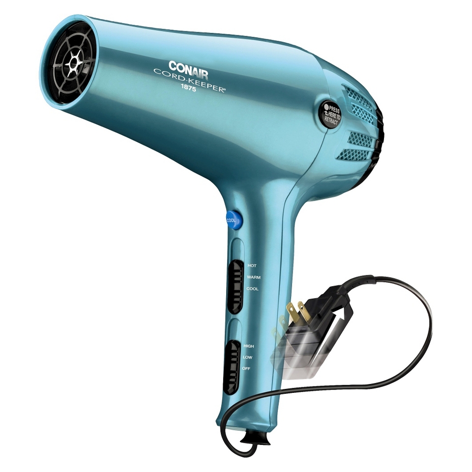 Conair Ionic Cord Keeper Dryer   Teal