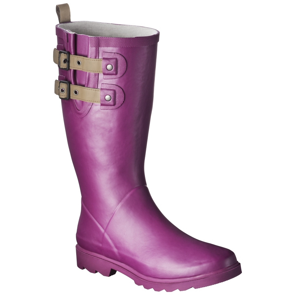 Womens Premier Tall Rain Boots   Berry 10