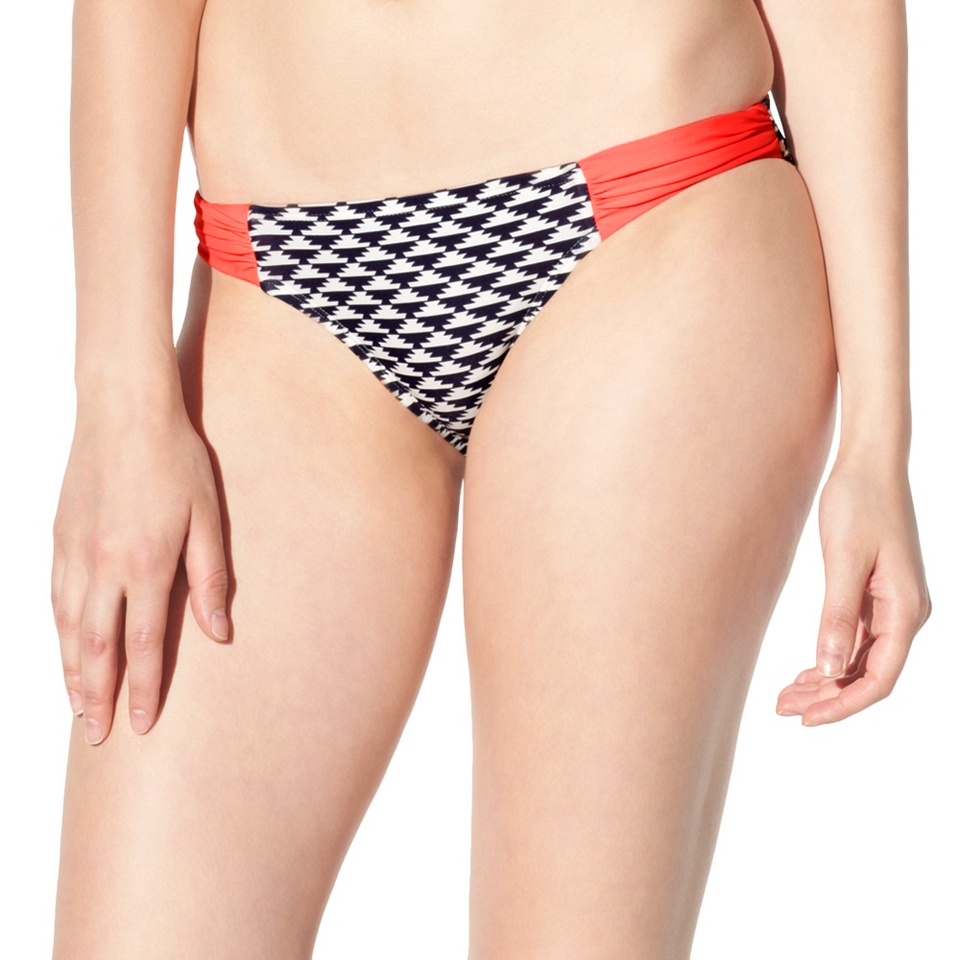 Xhilaration Juniors Chevron Hipster Swim Bottom  Navy S