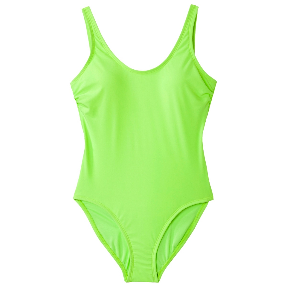 Xhilaration Juniors 1 Piece Swimsuit  Key Lime S