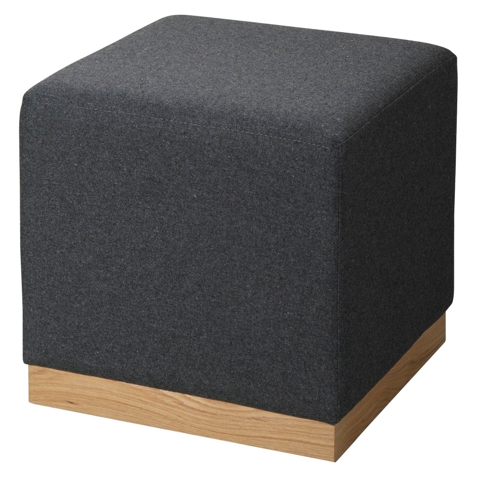 Ottoman RE Cube Ottoman Gray