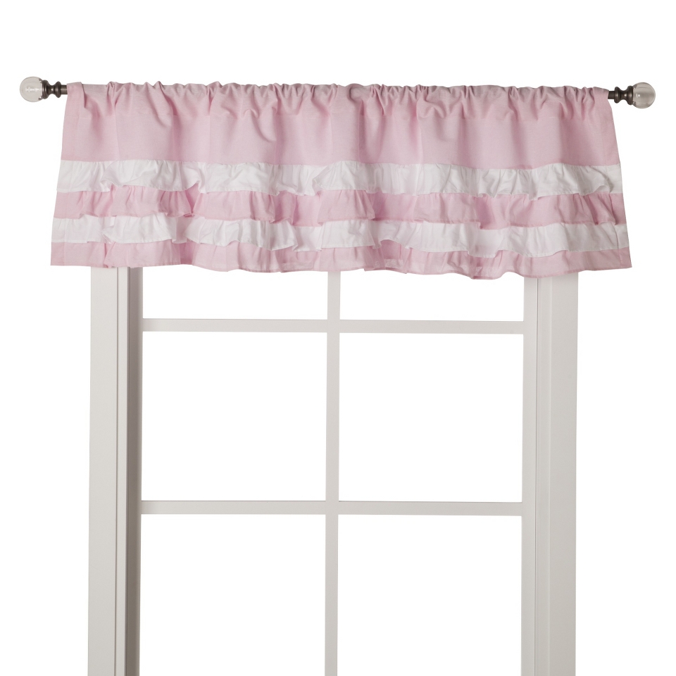 Castle Hill Pink Ruche Valance