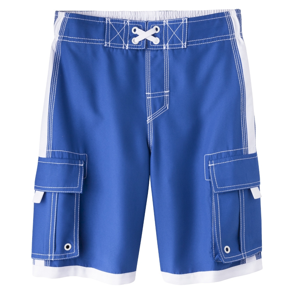 Boys Cargo Swim Trunk   Blue XS