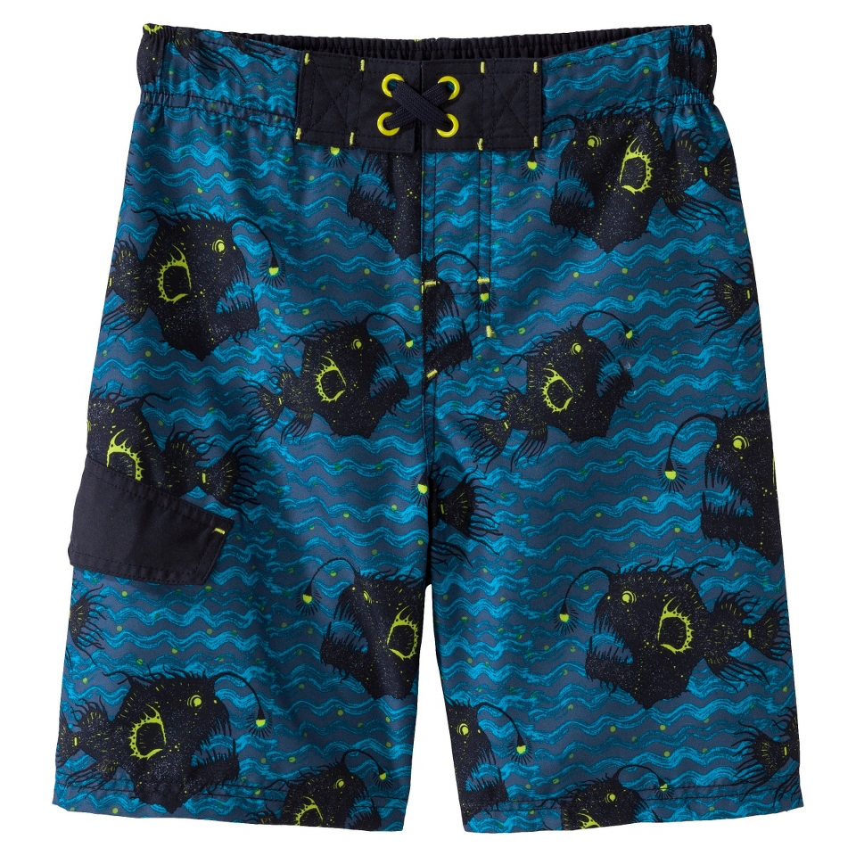 Boys Fish Swim Trunk   Blue XL