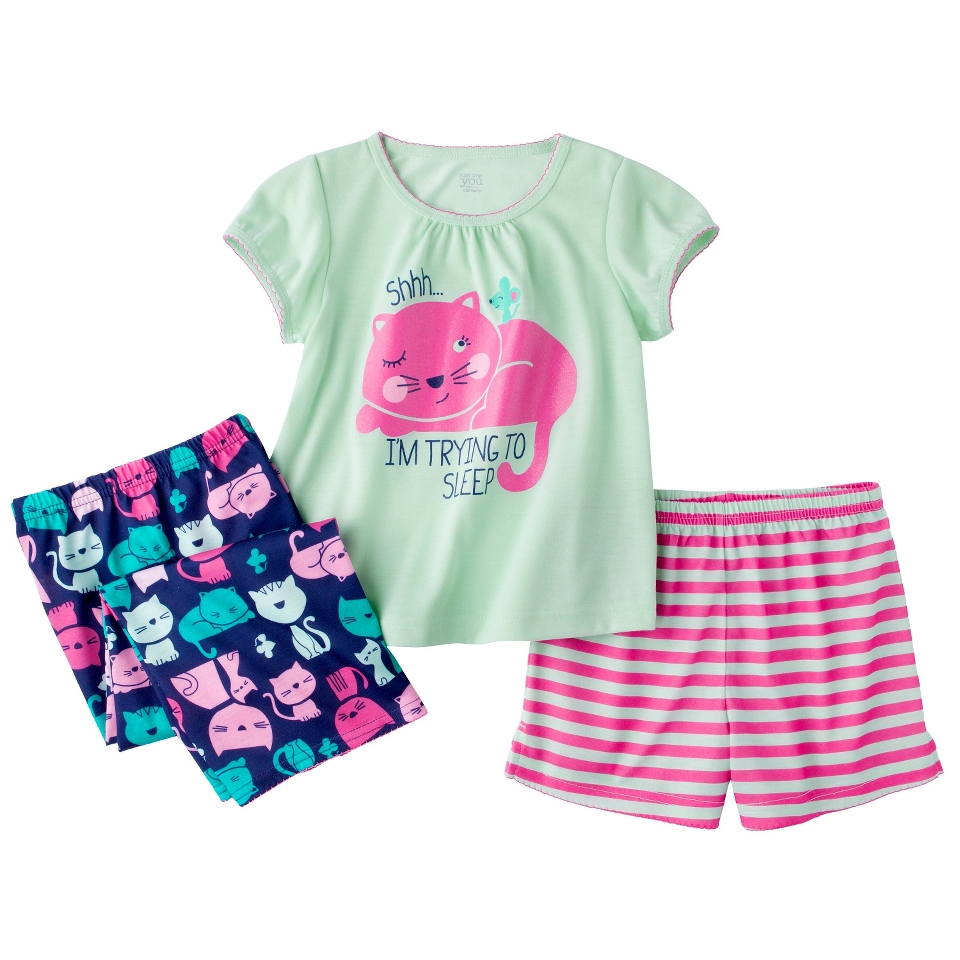 Just One You made by Carters Infant Toddler Girls 3 Piece Short Sleeve Pajama