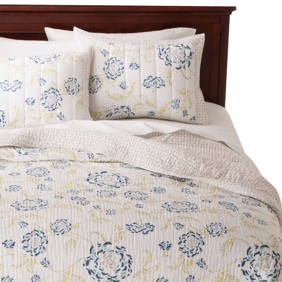 Threshold Floral Quilt   White (King)