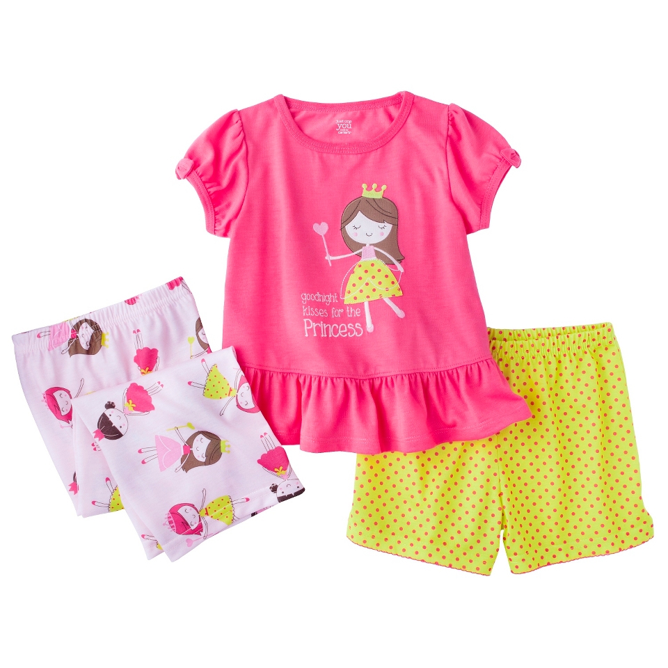 Just One You made by Carters Infant Toddler Girls 3 Piece Short Sleeve Pajama