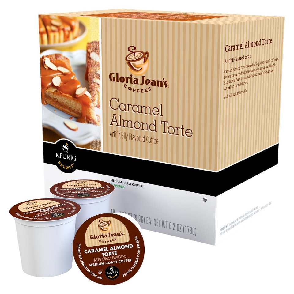 Keurig Gloria Jean Caramel Almond Torte   18 count