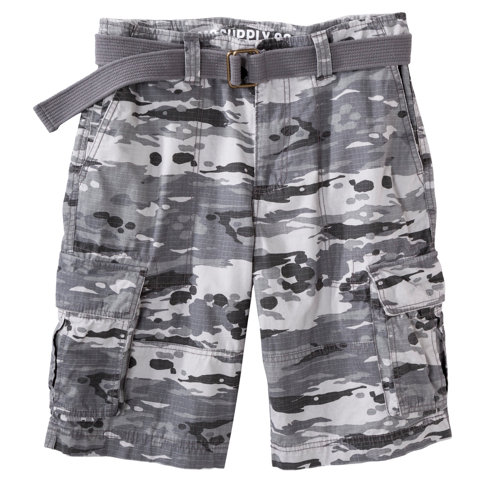 Mossimo Supply Co. Mens Cargo Shorts   Mesa Gray 26