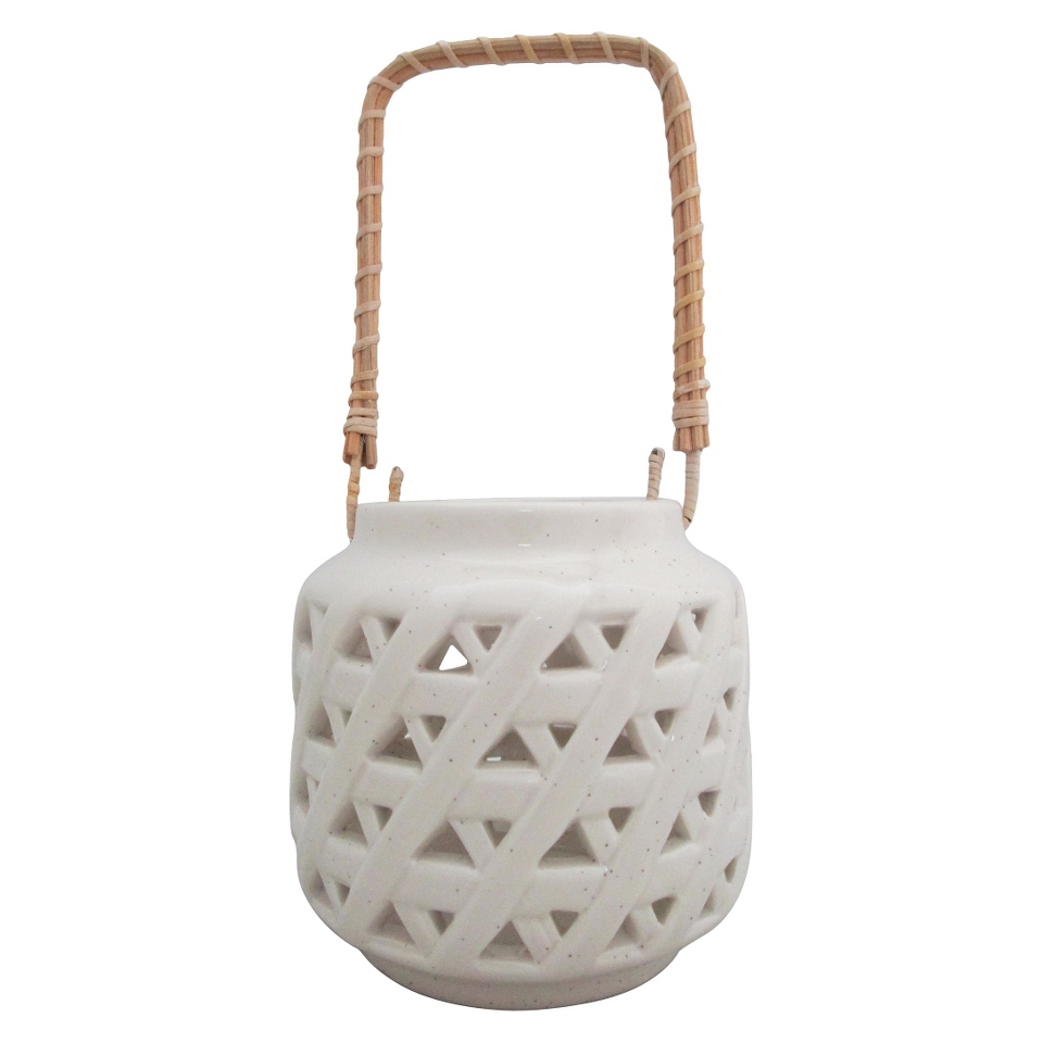 Threshold Ceramic Lantern   Cream (Large)