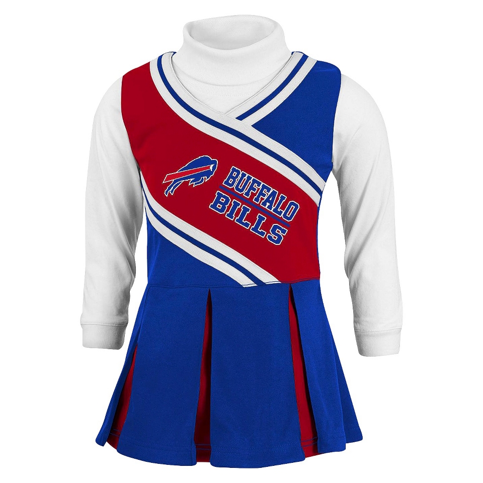 NFL Infant Toddler Cheerleader Set With Bloom 2T Bills