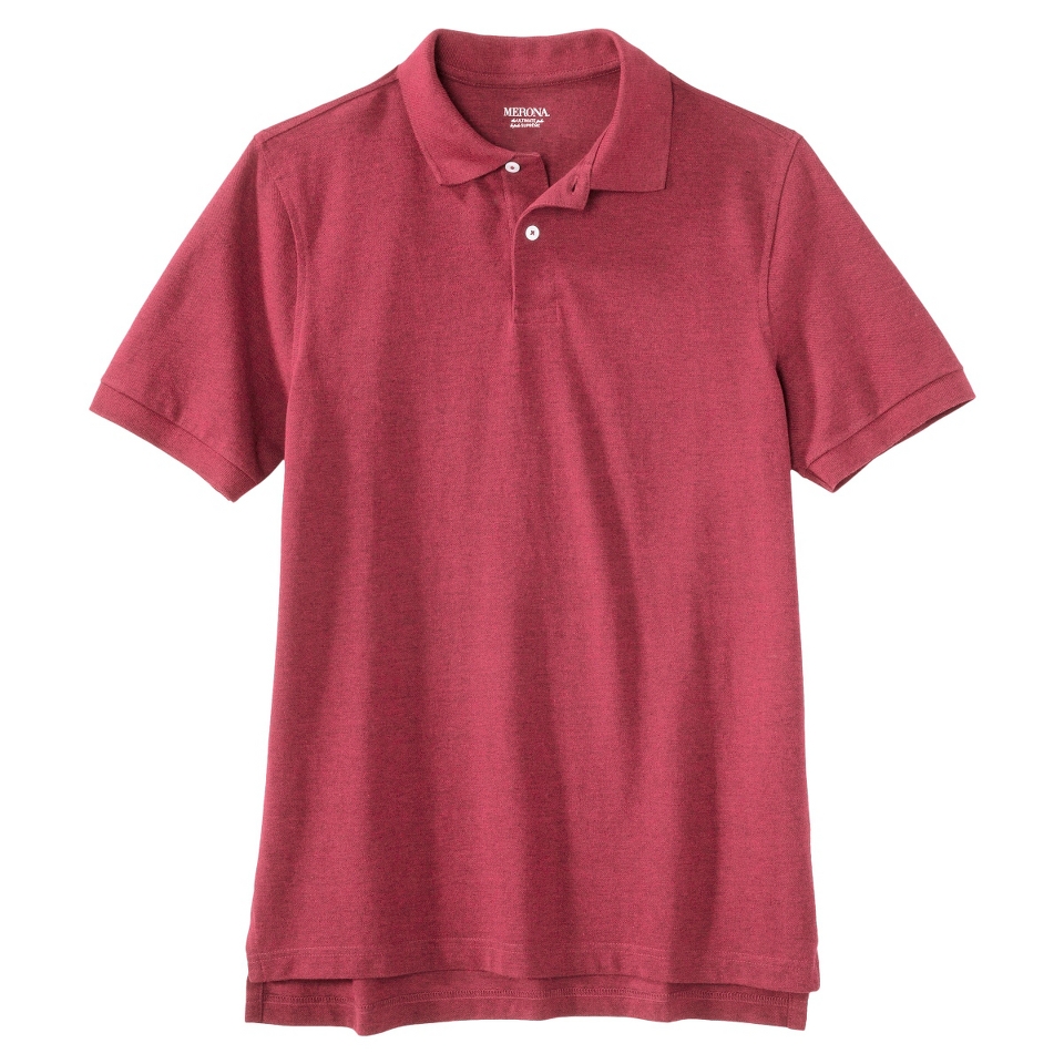 Mens Classic Fit Polo Shirt Rose Pink Red Essence S