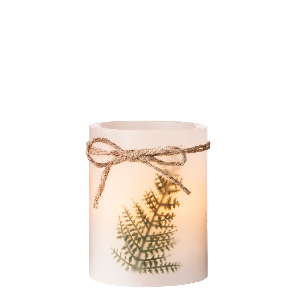 Smith & Hawken LED Candle with 4 Hour Timer Freesia Scent 3x4