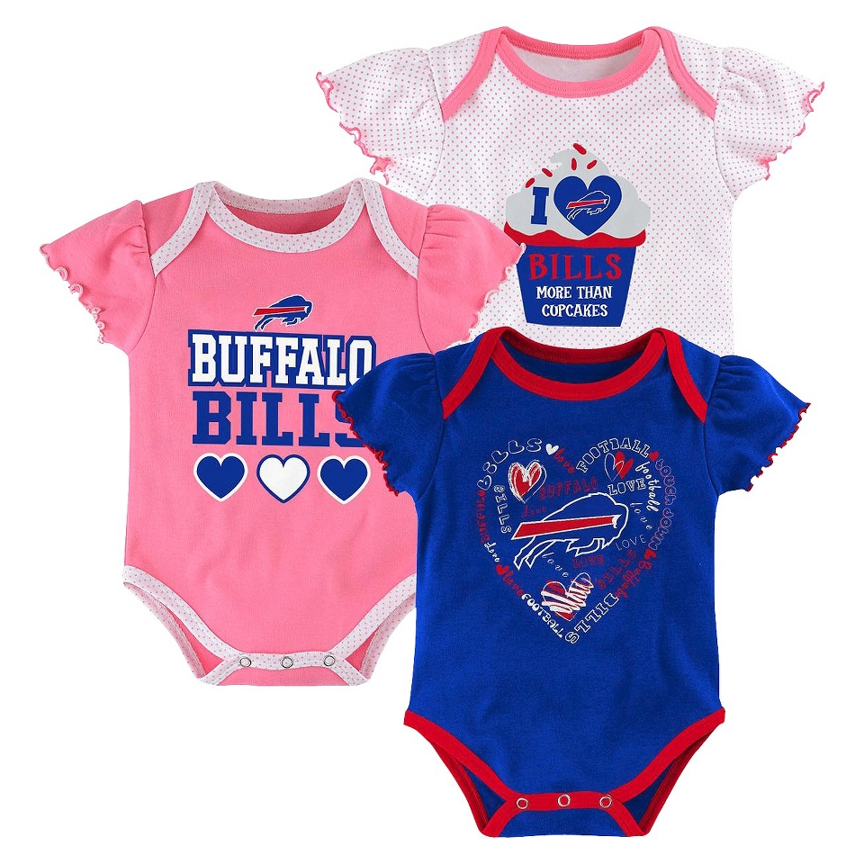 NFL Girls 3 Pack Bills 18 M