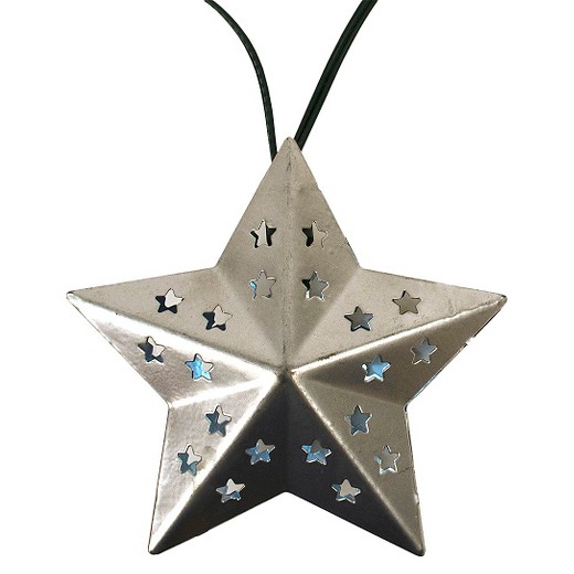 Solar Metal Star String LED Lights (20ct) - Threshold : Target