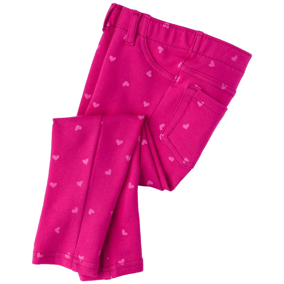 Circo Infant Toddler Girls Print Legging   Pink 24 M