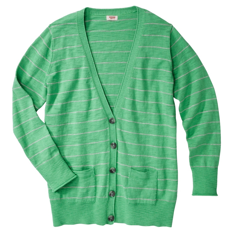 Mossimo Supply Co. Juniors Plus Size Long Sleeve Boyfriend Sweater   Green 3