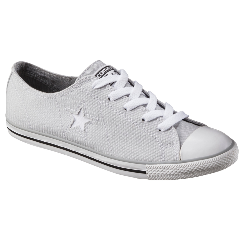 Womens Converse One Star Sneaker   Light Gray 6.5