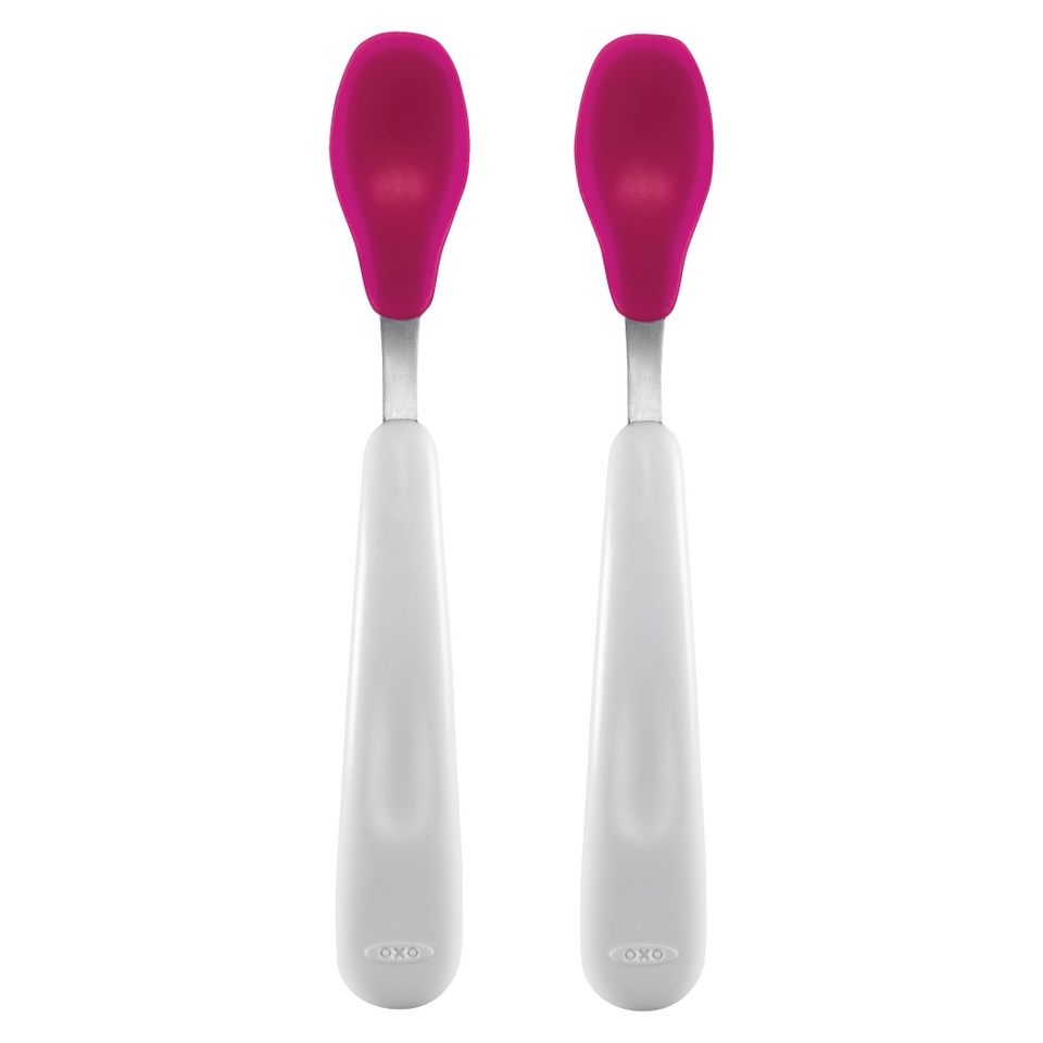 OXO Tot 2pk Silicone Feeding Spoon Set