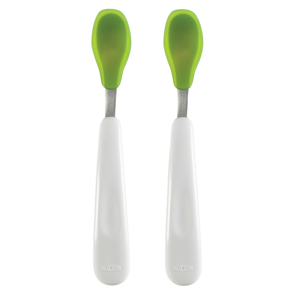 OXO Tot 2pk Silicone Feeding Spoon Set