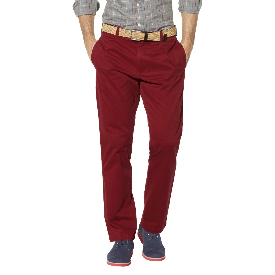 Haggar H26 Mens Straight Fit Original Chino Pants   Merlot 34X31