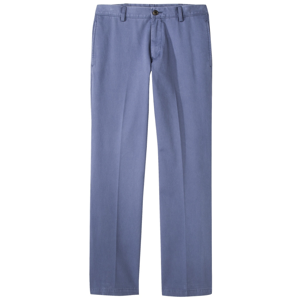 Haggar H26 Mens Straight Fit Original Chino Pants   Blueberry 32X34