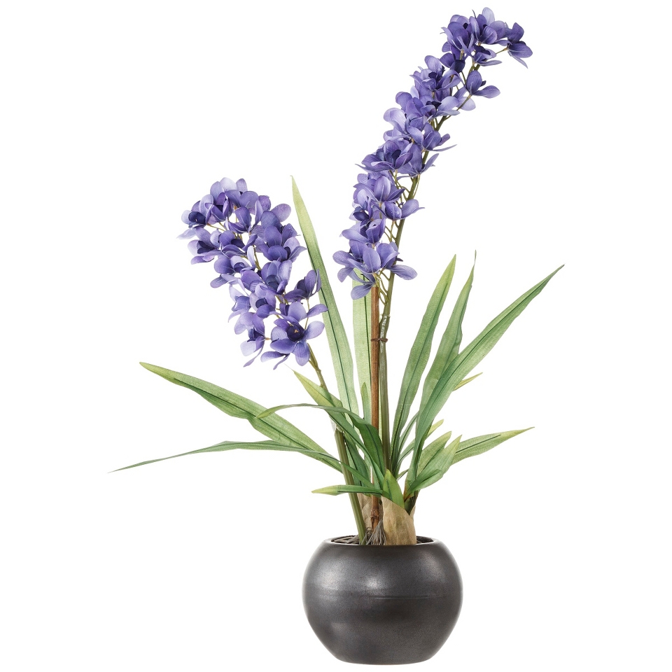 Threshold Faux Orchid in Ceramic Pot   Purple 21