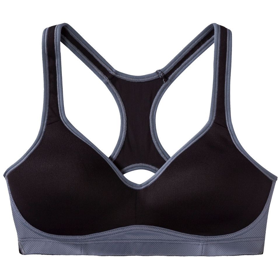 C9 by Champion Womens Medium Support Molded Cup Bra W/Mesh   Ashton Gray XXL