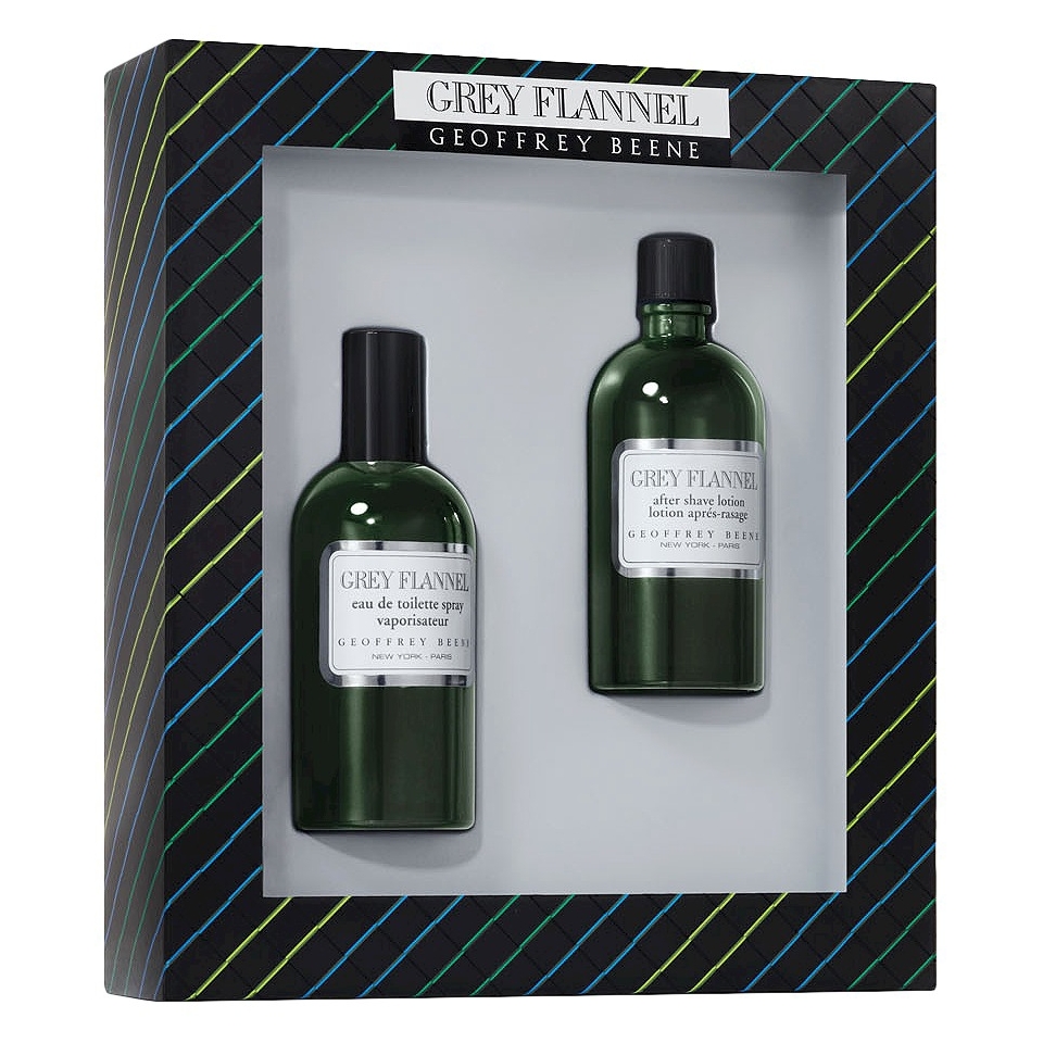 Mens Grey Flannel Fragrance Gift Set by Geoffrey Beene   2 pc