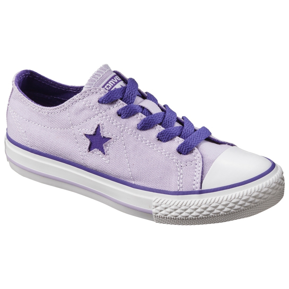 Girls Converse One Star Slip on Sneaker   Purple 1.5