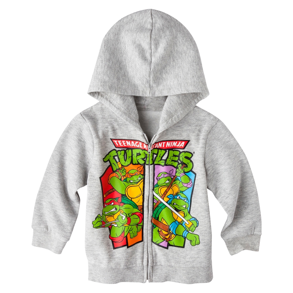 Teenage Mutant Ninja Turtles Infant Toddler Boys Hoodie   Gray 18 M