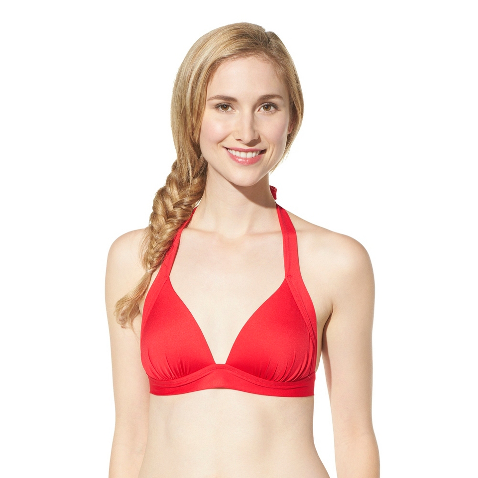 Mossimo Womens Mix and Match Halter Swim Top  Poppy Red L