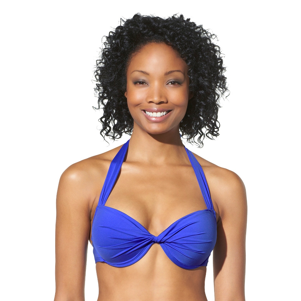 Mossimo Womens Mix and Match Underwire Swim Top  Grace Bay Blue XS