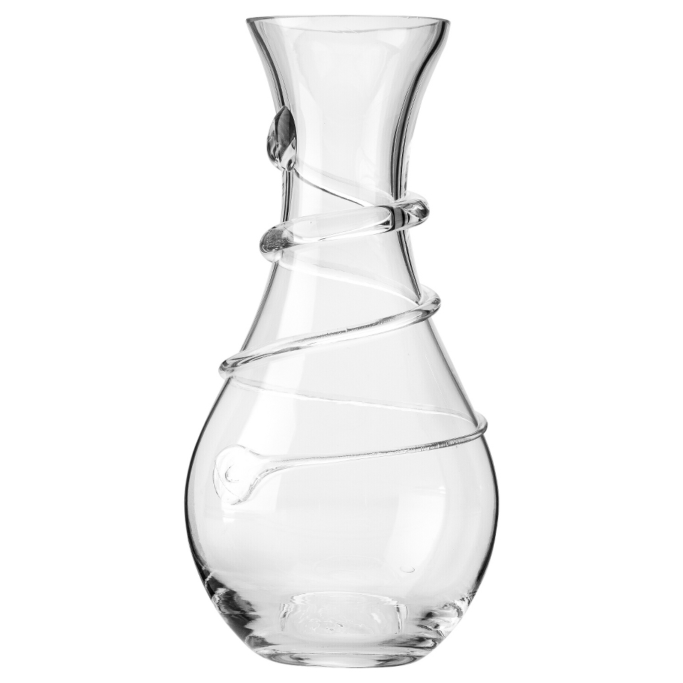 Carafe Glass Spiral Vase   12 by Torre & Tagus