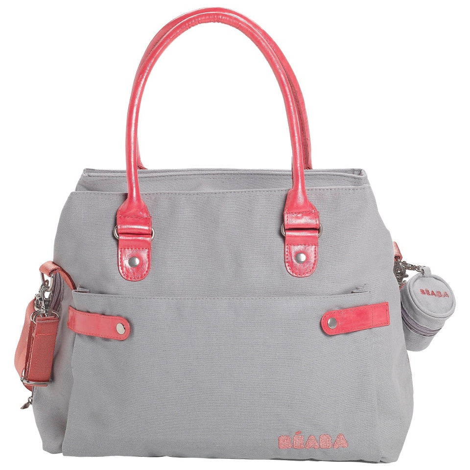 Beaba SAC Stockholm Diaper Bag   Beige/Coral