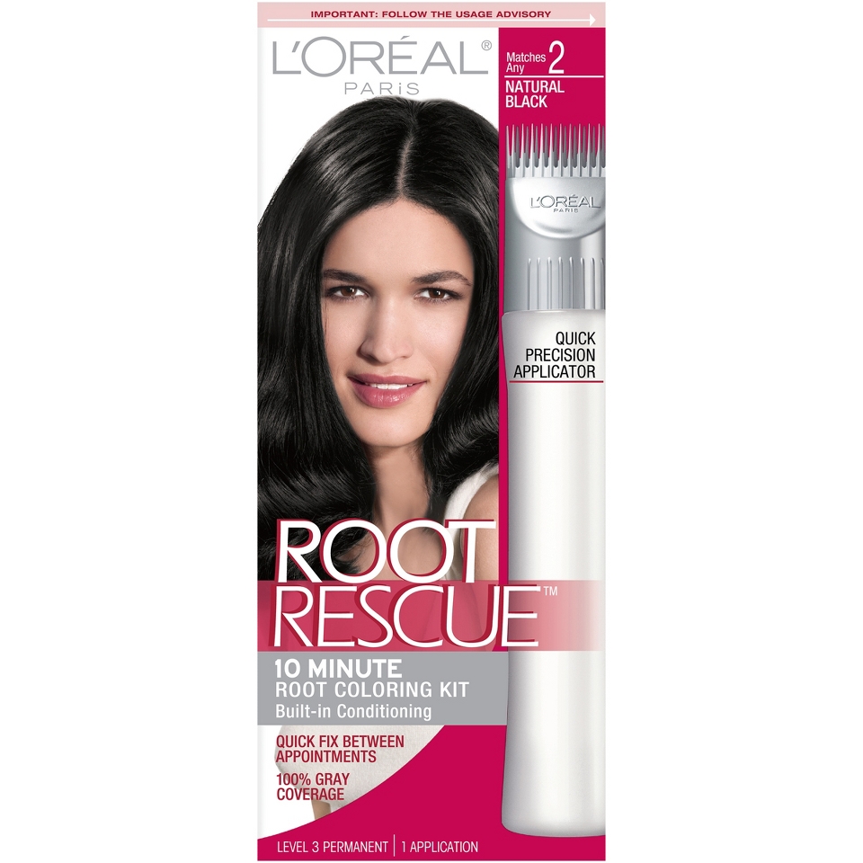 LOr�al Root Rescue Hair Color Kit   Natural Black (2)