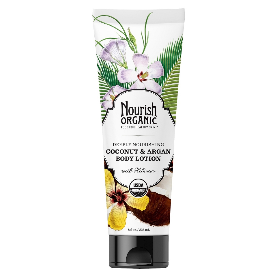 Nourish Organic Body Lotion   Coconut & Argan (8 oz)