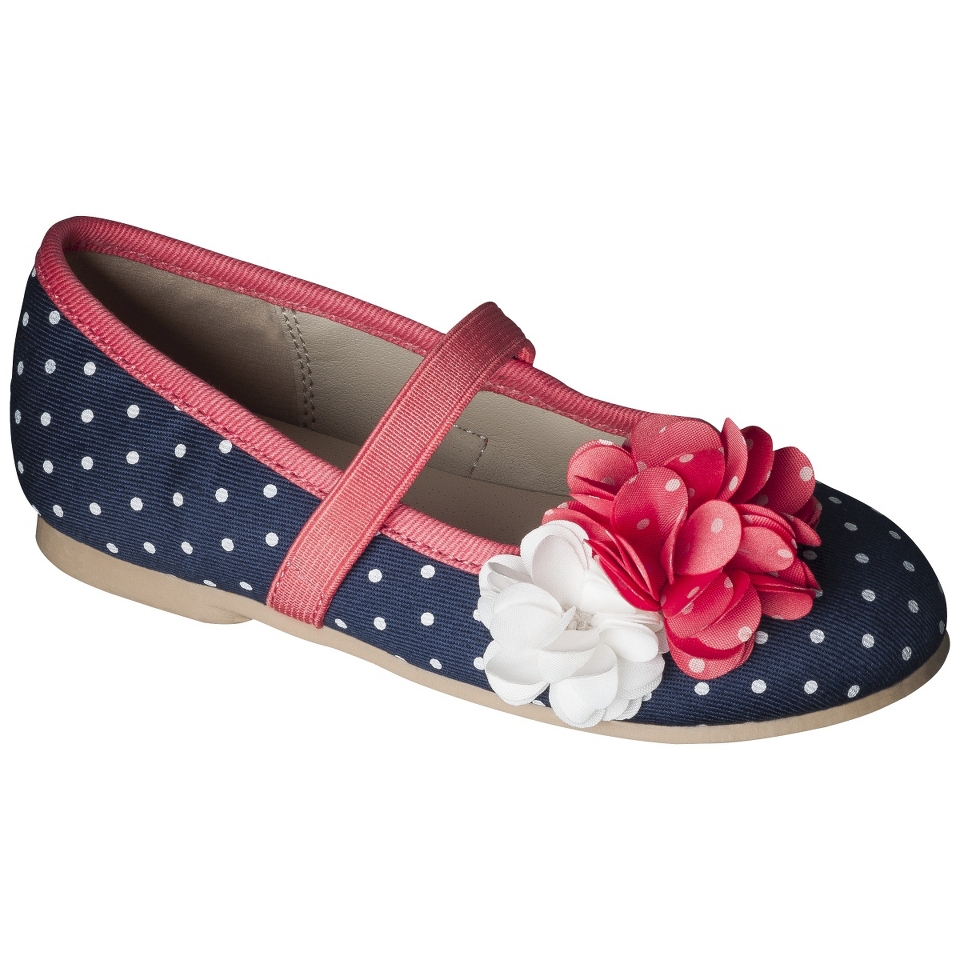 Toddler Girls Genuine Kids from OshKosh Dierdre Ballet Flat   Navy 8