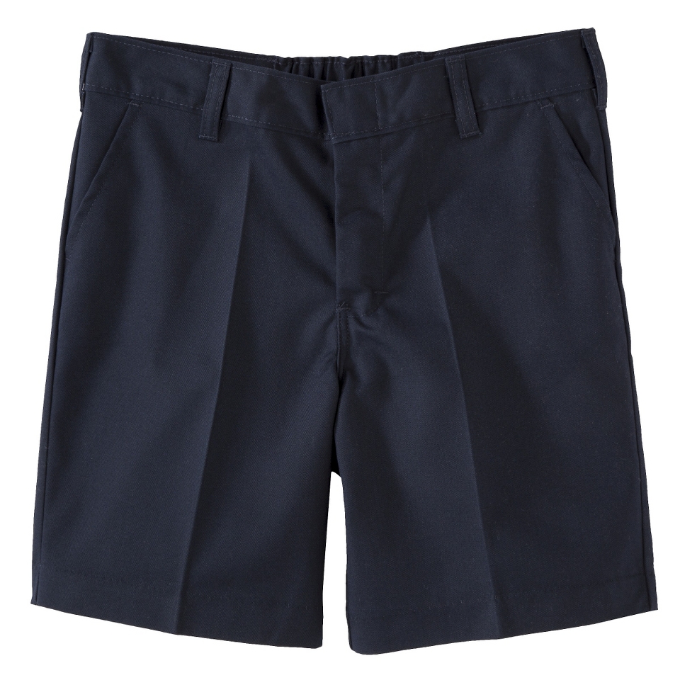 Dickies Boys Flat Front Short   Dark Navy 16 Husky