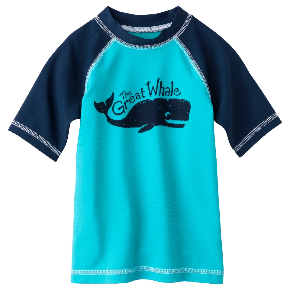 Circo Infant Toddler Boys Whale Rashguard   Blue 2T