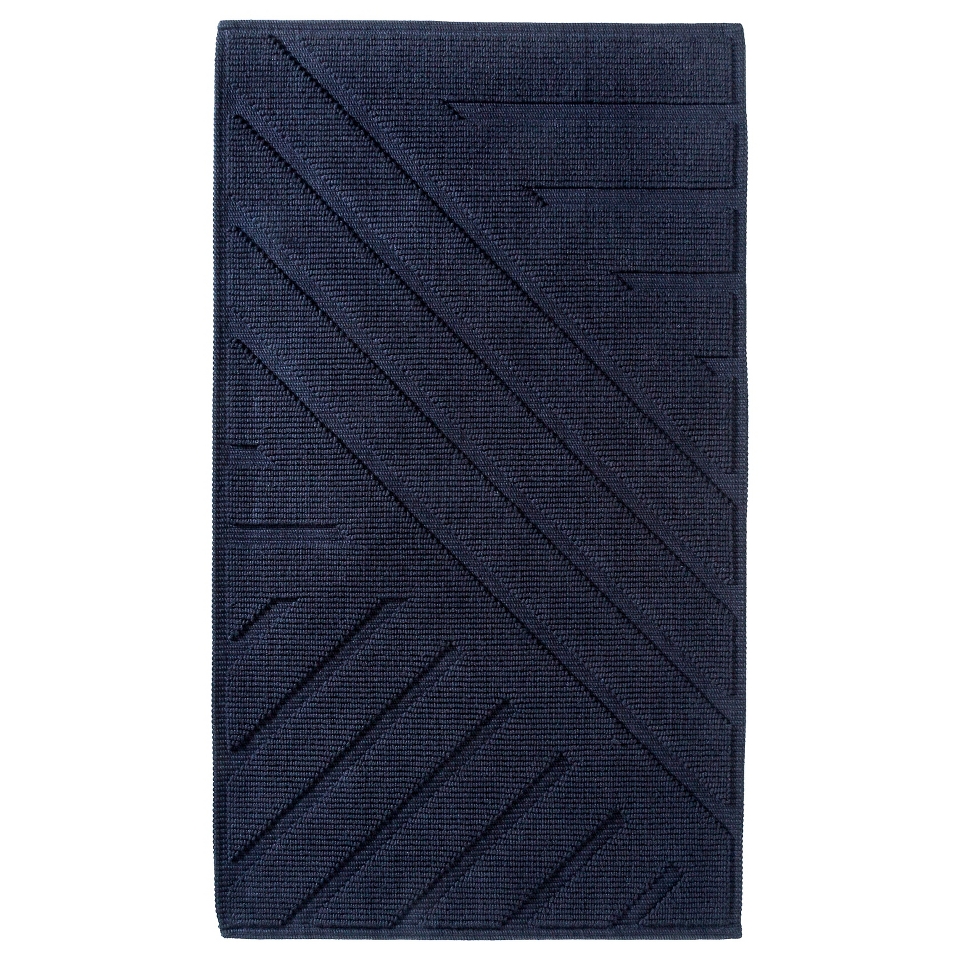 Nate Berkus Bath Mat   Blue Midnight (20x34)