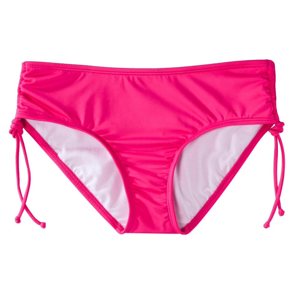 Clean Water Womens Side Tie Swim Bottom  Pink XS